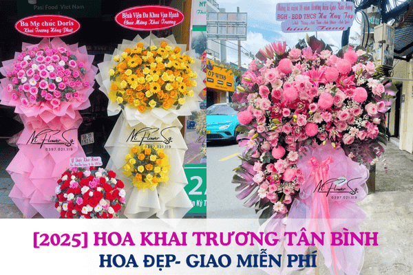  [2025] Hoa Khai Trương Tân Bình – Mẫu Đẹp, Giao Nhanh Miễn Phí